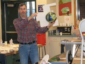 Scott with a Soccer ball