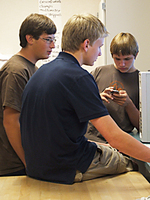 Discussing our computer set-ups