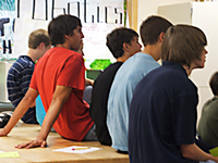 Eagerly listening to instruction